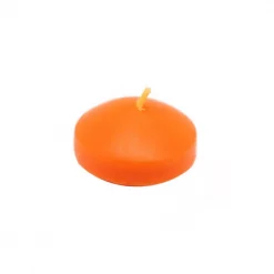 Zest Candle 1.75 In. Orange Floating Candles (Box Of 24)