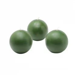 Zest Candle 2 In. Hunter Green Ball Candles (Box Of 12)