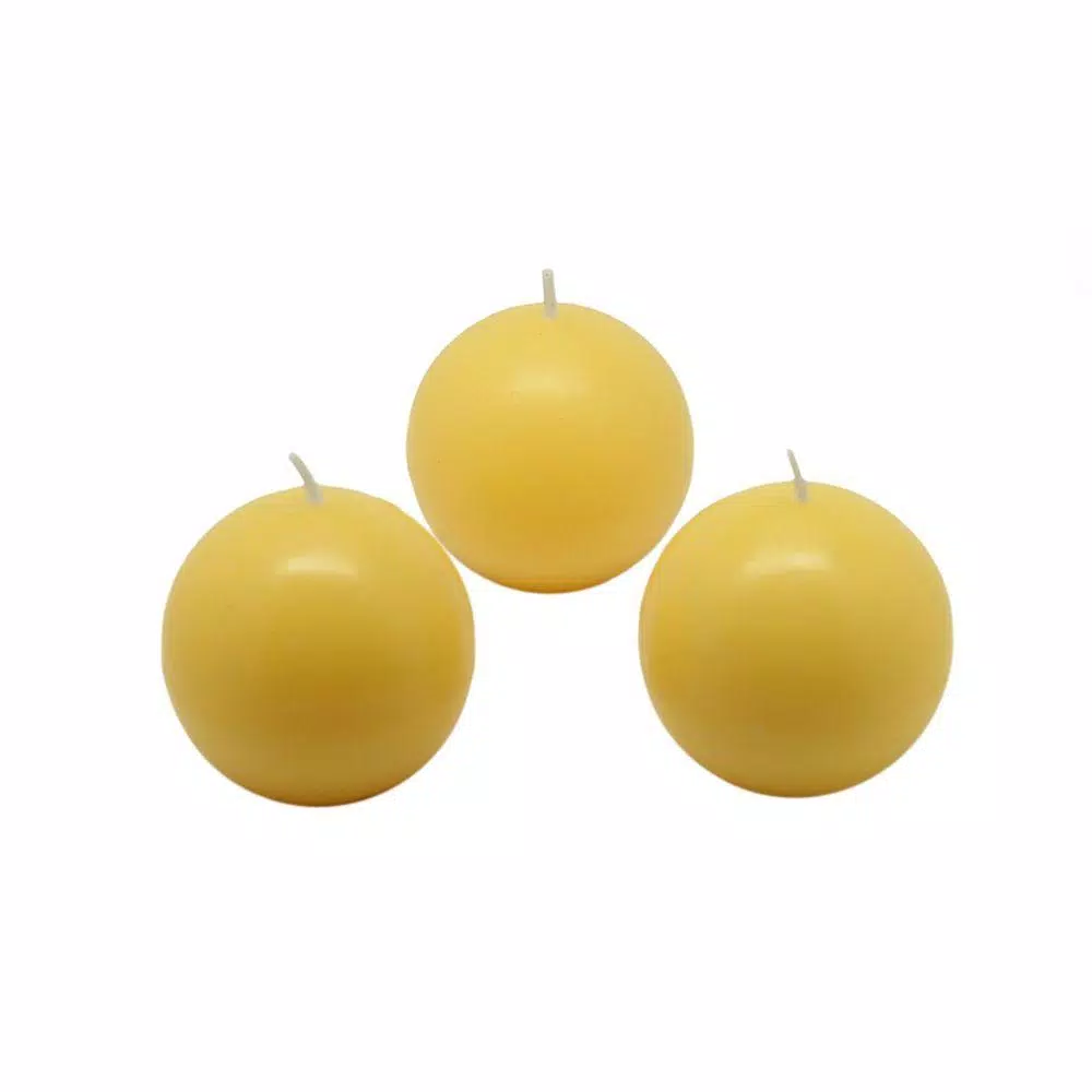 Zest Candle 2 In. Yellow Citronella Ball Candles (Box Of 2) 1 Zest Candle 2 In. Yellow Citronella Ball Candles (Box Of 2)