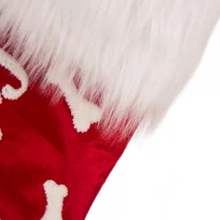 Glitzhome 22 In. L Velvet Christmas Stocking With Plush Cuff- Good Dog 9 Glitzhome 22 In. L Velvet Christmas Stocking With Plush Cuff- Good Dog -Indoor-Christmas-Decorations Sales unnamed file 1035