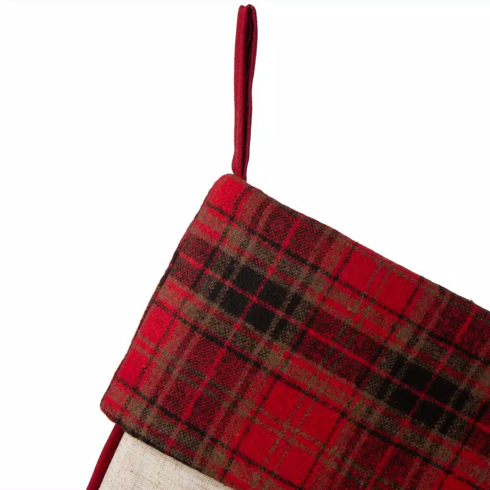 Glitzhome 21 In. Fabric Christmas Stocking – Dachshund 4 Glitzhome 21 In. Fabric Christmas Stocking – Dachshund - Image 4