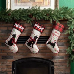 Glitzhome 21 In. Fabric Christmas Stocking – Dachshund 18 Glitzhome 21 In. Fabric Christmas Stocking – Dachshund -Indoor-Christmas-Decorations Sales unnamed file 1053
