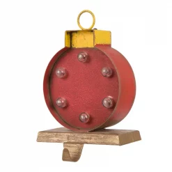 Glitzhome 2-Pack Marquee LED Ornament Stocking Holder 7 Glitzhome 2-Pack Marquee LED Ornament Stocking Holder -Indoor-Christmas-Decorations Sales unnamed file 1068