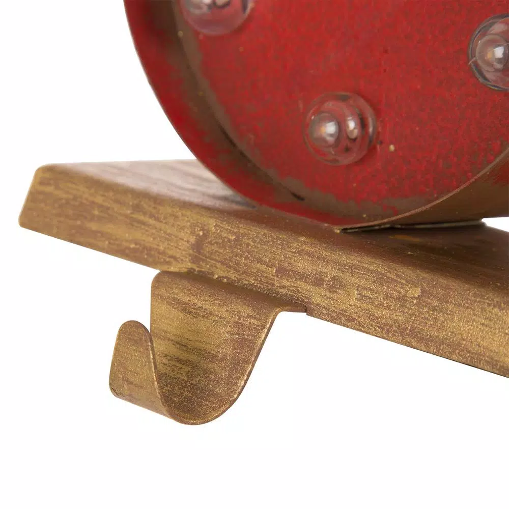 Glitzhome 2-Pack Marquee LED Ornament Stocking Holder 4 Glitzhome 2-Pack Marquee LED Ornament Stocking Holder - Image 4