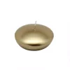 Zest Candle 3 In. Metallic Gold Floating Candles (Box Of 12)