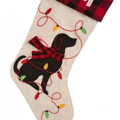 Glitzhome 21 In. L LED Embroidered Linen Christmas Stocking – Dog -Indoor-Christmas-Decorations Sales unnamed file 1123