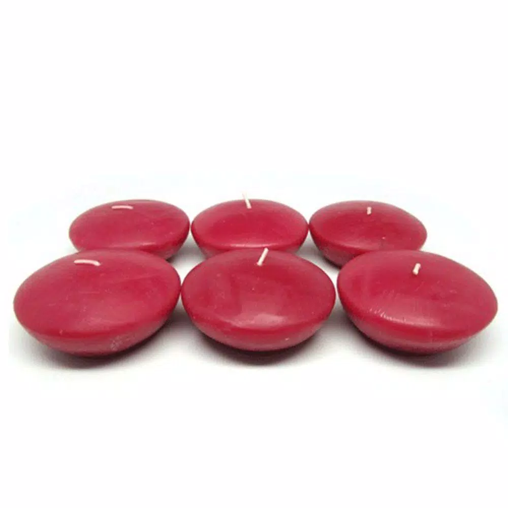 Zest Candle 3 In. Red Floating Candles (Box Of 12) 1 Zest Candle 3 In. Red Floating Candles (Box Of 12)