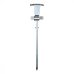 Village Lighting Company Silver Mantle Garland And Stocking Holder