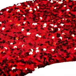 Glitzhome 21 In. H Red Sequin Christmas Stocking -Indoor-Christmas-Decorations Sales unnamed file 1224