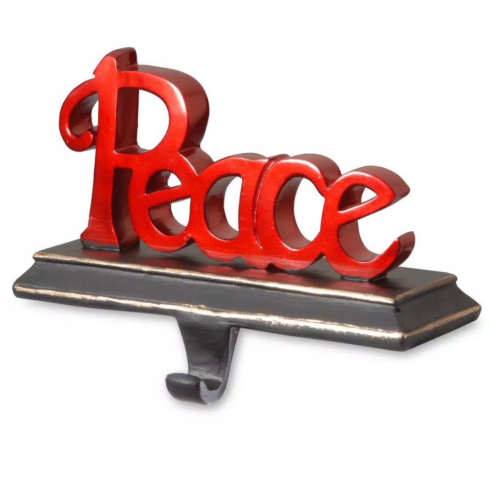 National Tree Company 8.7 In. Peace Stocking Holder 1 National Tree Company 8.7 In. Peace Stocking Holder