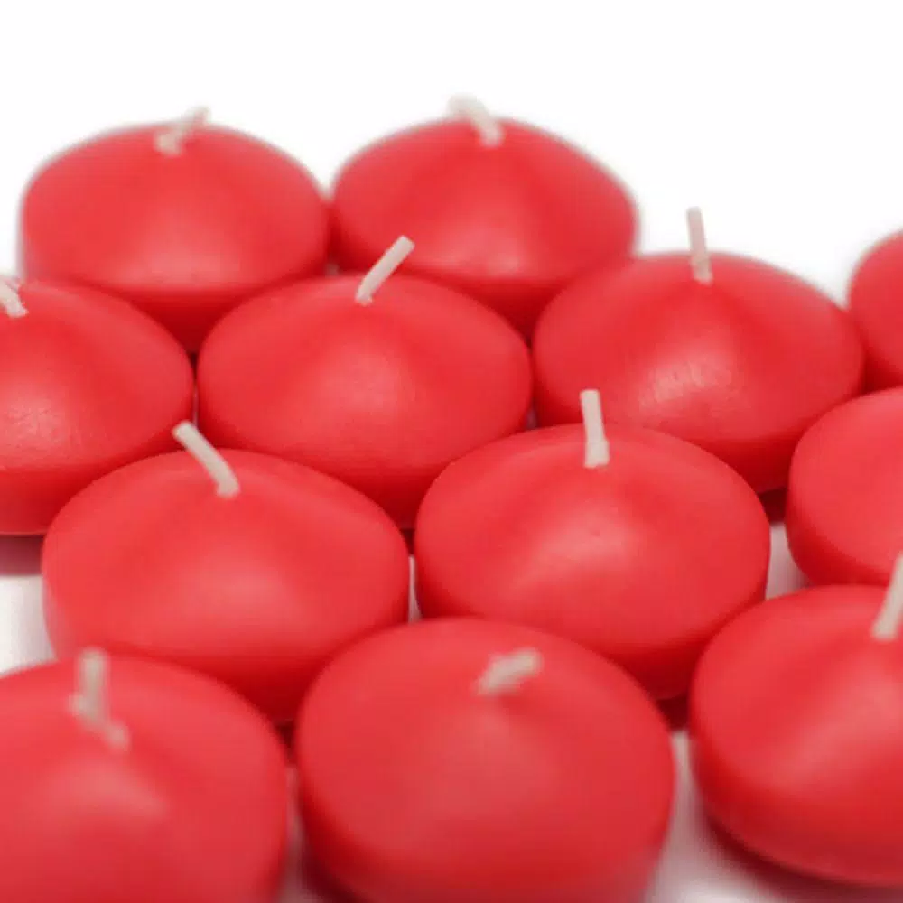 Zest Candle 1.75 In. Ruby Red Floating Candles (Box Of 24) 2 Zest Candle 1.75 In. Ruby Red Floating Candles (Box Of 24) - Image 2