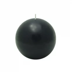 Zest Candle 4 In. Black Ball Candles (2-Box)