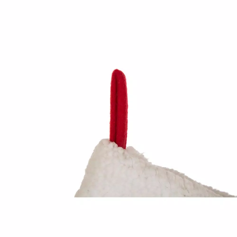 Glitzhome 21 In. H Fabric Pompom Stocking 2 Glitzhome 21 In. H Fabric Pompom Stocking - Image 2