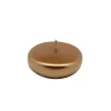Zest Candle 2-1/4 In. Metallic Bronze Gold Floating Candles (24-Box)