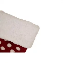 Glitzhome 21 In. H Fabric Pompom Stocking 9 Glitzhome 21 In. H Fabric Pompom Stocking -Indoor-Christmas-Decorations Sales unnamed file 132