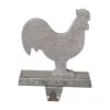 Glitzhome 6.1 In. L Galvanized Metal Cock Stocking Holder
