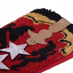 Glitzhome 19.69 In. Polyester Hooked Red Boot Stocking (2-Pack) -Indoor-Christmas-Decorations Sales unnamed file 1327