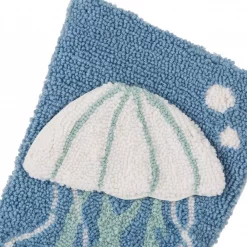 Glitzhome 19 In. L Hooked Stocking, 3D Jellyfish -Indoor-Christmas-Decorations Sales unnamed file 1336