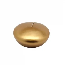 Zest Candle 3 In. Metallic Bronze Gold Floating Candles (12-Box)