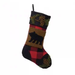 Glitzhome Plaid Stocking With Rug Hooked (Bear) 2-Pack 8 Glitzhome Plaid Stocking With Rug Hooked (Bear) 2-Pack -Indoor-Christmas-Decorations Sales unnamed file 158