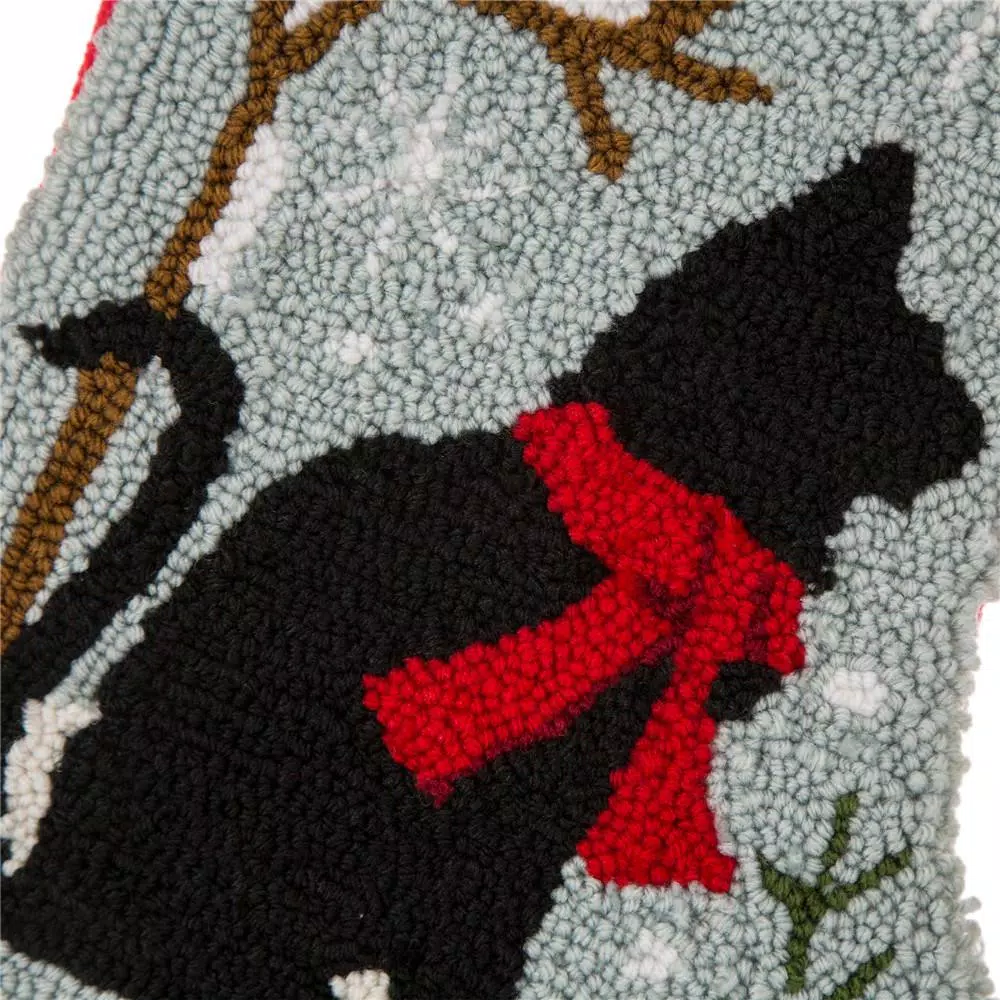 Glitzhome 21 In. Polyester And Acrylic Hooked Cat And Dog Stocking (2-Pack) 3 Glitzhome 21 In. Polyester And Acrylic Hooked Cat And Dog Stocking (2-Pack) - Image 3