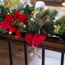 Village Lighting Company Banister Garland Ties -Indoor-Christmas-Decorations Sales unnamed file 249