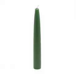 Zest Candle 6 In. Hunter Green Taper Candles (Set Of 12)
