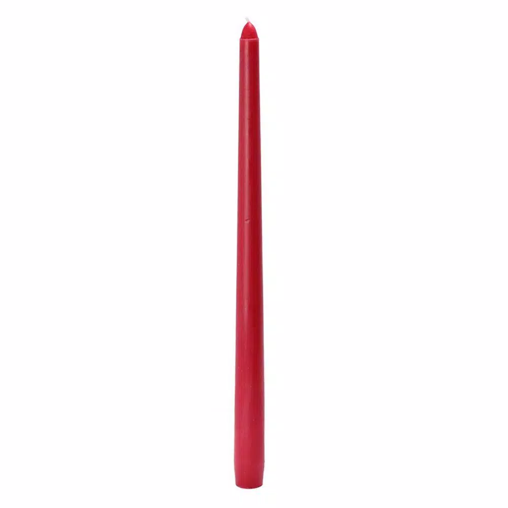 Zest Candle 12 In. Red Taper Candles (12-Set) 2 Zest Candle 12 In. Red Taper Candles (12-Set) - Image 2