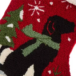 Glitzhome 20 In. Acrylic/Polyester Hooked Dog Stocking (2-Pack) -Indoor-Christmas-Decorations Sales unnamed file 352