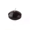 Zest Candle 1.75 In. Clear Black Gel Floating Candles (Box Of 12)