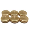Zest Candle 2.25 In. Metallic Gold Floating Candles (24-Box)