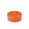 Zest Candle 2.25 In. Orange Mega Oversized Tealights (12-Box)