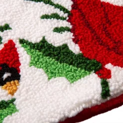 Glitzhome 21.00 In. H Polyester Cardinal Hooked Stocking -Indoor-Christmas-Decorations Sales unnamed file 503