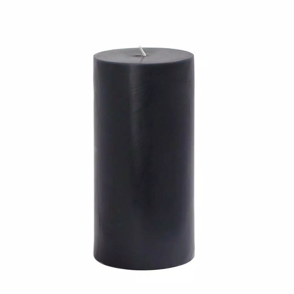 Zest Candle 3 In. X 6 In. Black Pillar Candles Bulk (12-Case) 1 Zest Candle 3 In. X 6 In. Black Pillar Candles Bulk (12-Case)