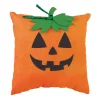 Amscan 12 In. Orange Halloween Pumpkin Pillow (3-Pack)