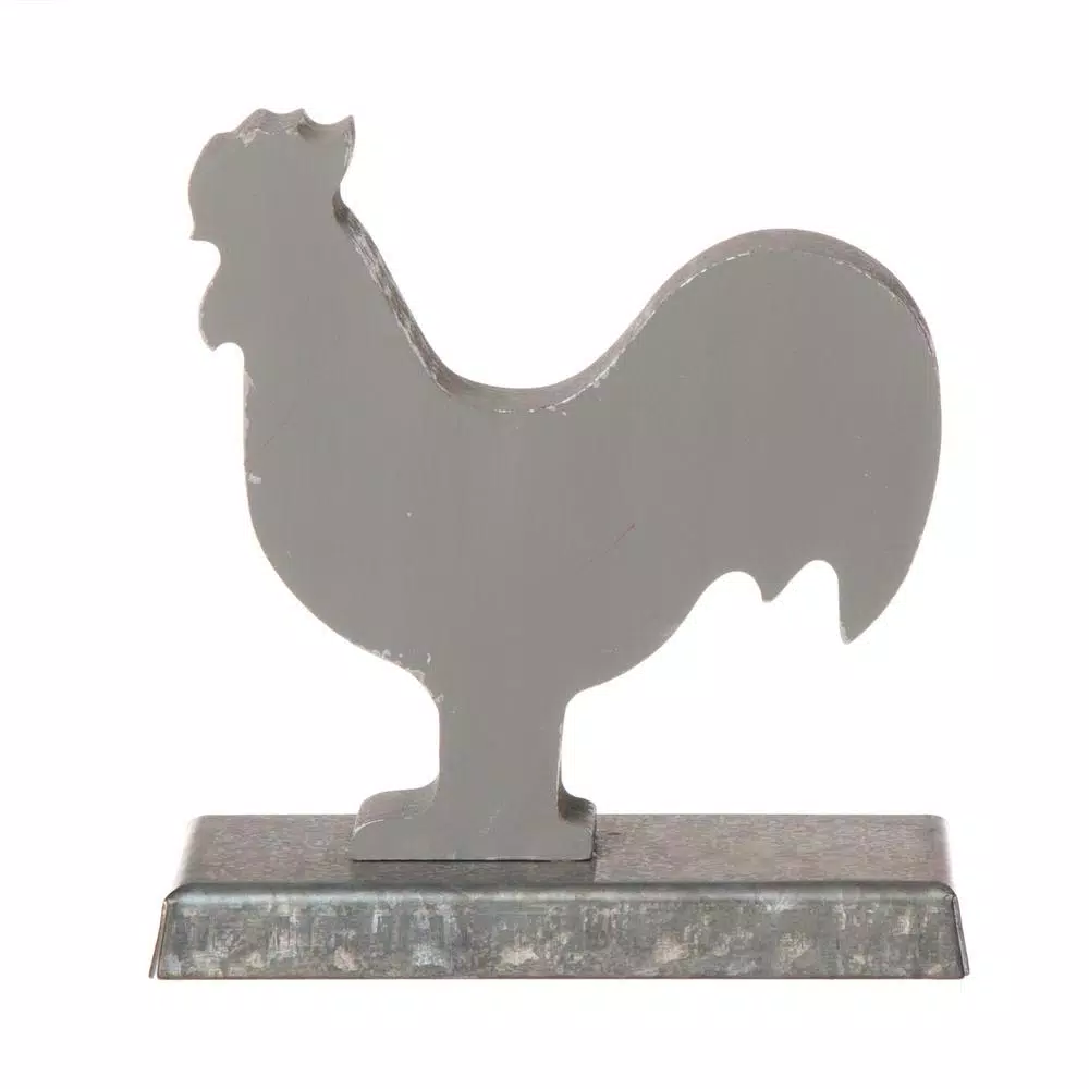 Glitzhome Galvanized Metal Cock Stocking Holder (2-Pack) 4 Glitzhome Galvanized Metal Cock Stocking Holder (2-Pack) - Image 4