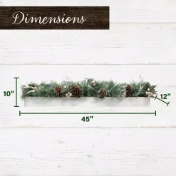 Fraser Hill Farm 10 In. Holiday Candle Holder Centerpiece -Indoor-Christmas-Decorations Sales unnamed file 68
