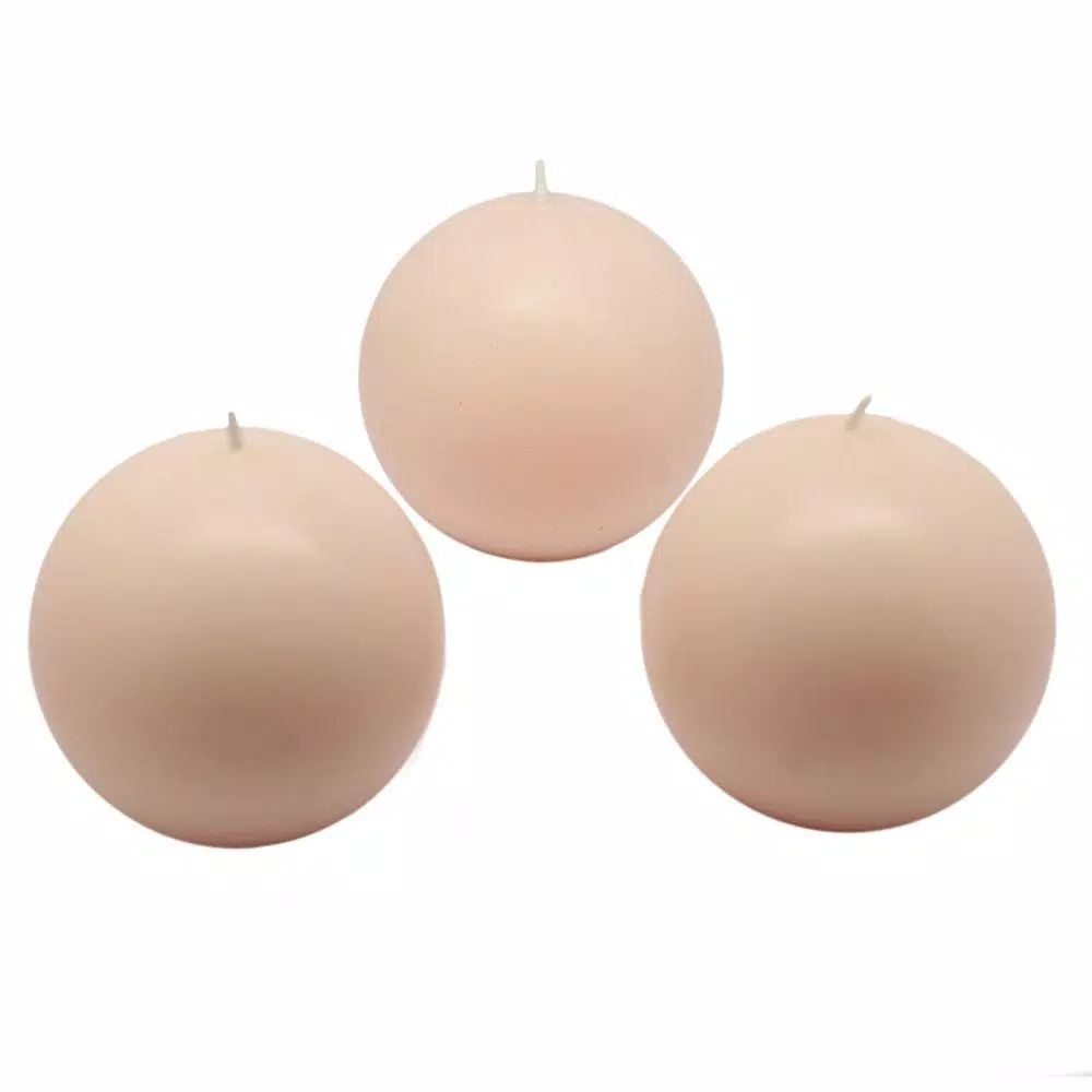 Zest Candle 3 In. Ivory Ball Candles (6-Box) 1 Zest Candle 3 In. Ivory Ball Candles (6-Box)
