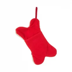 Glitzhome 12.5 In. Hooked Christmas Decor Stocking With Bone Shape 10 Glitzhome 12.5 In. Hooked Christmas Decor Stocking With Bone Shape -Indoor-Christmas-Decorations Sales unnamed file 707