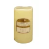 Brite Star 3 In. X 6 In. Flameless LED Candle Solid Ivory Vanilla Scented