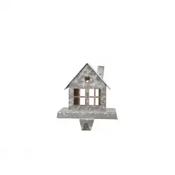 Glitzhome 6.00 In. H Galvanized House Stocking Holder