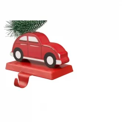 Glitzhome 5.31 In. H Wooden/Metal Red Car Stocking Holder -Indoor-Christmas-Decorations Sales unnamed file 8