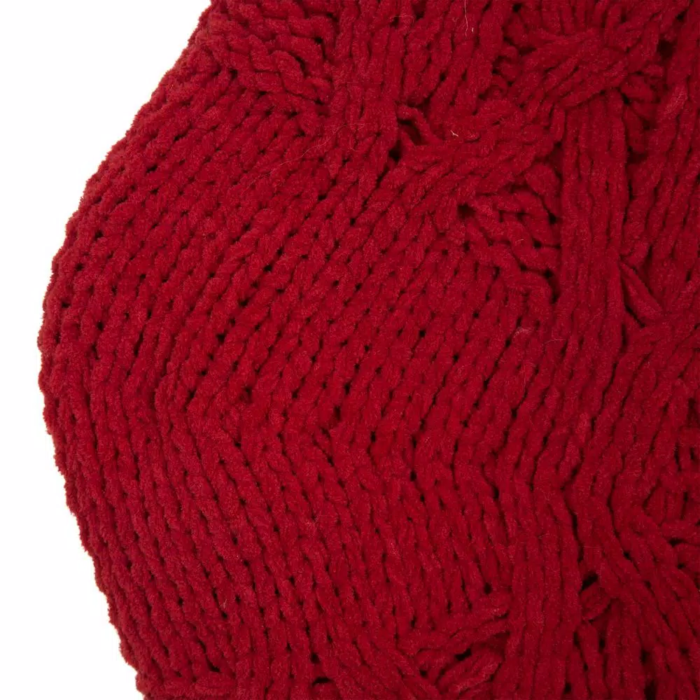 Glitzhome 22 In. Knitted Polyester Red Christmas Decoration Stocking (2-Pack) 6 Glitzhome 22 In. Knitted Polyester Red Christmas Decoration Stocking (2-Pack) - Image 6