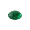 Zest Candle 1.75 In. Clear Hunter Green Gel Floating Candles (Box Of 12)