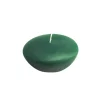 Zest Candle 3 In. Hunter Green Floating Candles (12-Box)