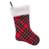 Haute Decor HangRight 18.7 In. Polyester Plaid Stocking (2-Pack)